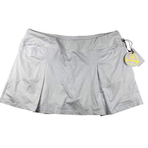 Tail White Label XL Womens White Golf Skort With UPF 50+ Sun Protection - Picture 3 of 12